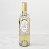 ""金ゴールドか白の第90誕生会ありがとう ボトルネックタグ (ボトル)