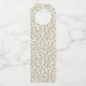 ""金ゴールドか白第30数パターンありがとう ボトルネックタグ (裏面)