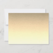 金ゴールドがキラリフェイクと光るFab紙吹雪がドットを輝かせる 招待状 (裏面)
