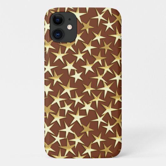 金ゴールドがチョコレートブラウンで輝く Case-Mate iPhoneケース (裏面)