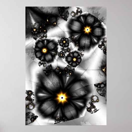 金ゴールドが灰色に変わった場合 ポスター (正面)