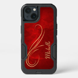 金ゴールドが赤に旋回パーソナライズされた