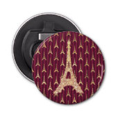 金ゴールドきらきら光るエッフェル塔 栓抜き (正面)