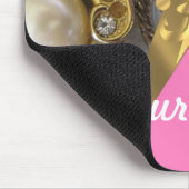 金ゴールドきらきら光るフルーアデリス マウスパッド (コーナー)