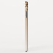 金ゴールドきらきら光るラグジュアリースパークルグリッターモノグラム Case-Mate iPhoneケース (裏面/右)