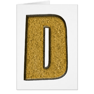 金ゴールドきらきら光るD