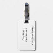 金ゴールドきらきら光るJ ラゲッジタグ (裏面縦)