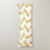 金ゴールドきらびやかなパイナップル ボディピロー (裏面 (縦))