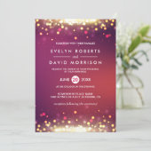 金ゴールドきらめくきらめくラフォーマルイ結婚ト 招待状 (スタンド正面)