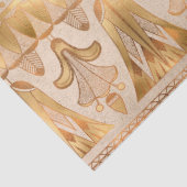 金ゴールドきらめくアールデコ切り離しティッシュペーパー 薄葉紙 (詳細)