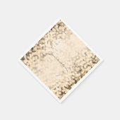 金ゴールドきらめくグラマーパーティーナプキン スタンダードカクテルナプキン (角)