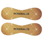 金ゴールドきらめくグリッターカスタムソフトボールのスポーツ贈り物 ソフトボール (パネル)