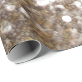 金ゴールドきらめくグリッターグラムガーリーグリジー ラッピングペーパー (ロールコーナー)