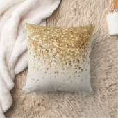 金ゴールドきらめくグリッターグラム#2 クッション (ブランケット)