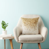 金ゴールドきらめくグリッターグラム#2 クッション (椅子)