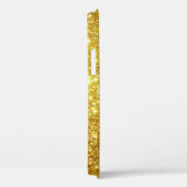 金ゴールドきらめくグリッターiPhone / iPadケース Case-Mate iPhoneケース (裏面 / 右)