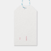 金ゴールドきらめくメリークリスマスギフトラベル ギフトタグ (裏面)