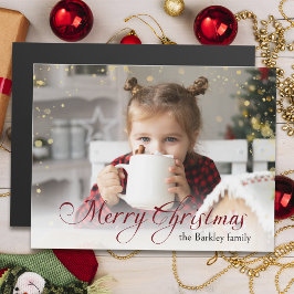 金ゴールドきらめくメリークリスマス書道写真