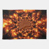 金ゴールドきらめく灯 キッチンタオル (横)