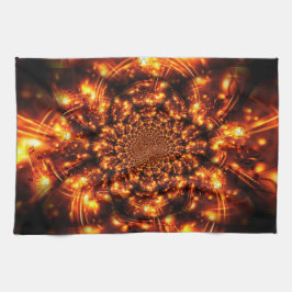 金ゴールドきらめく灯 キッチンタオル