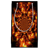 金ゴールドきらめく灯 スモールペーパーバッグ (正面)