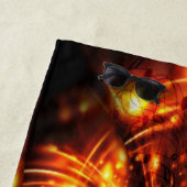 金ゴールドきらめく灯 ビーチタオル (インサイチュ)