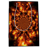 金ゴールドきらめく灯 ミディアムペーパーバッグ (正面)