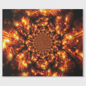 金ゴールドきらめく灯 ラッピングペーパー (フラット)