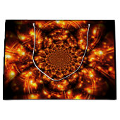 金ゴールドきらめく灯 ラージペーパーバッグ (正面)