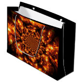 金ゴールドきらめく灯 ラージペーパーバッグ (正面アングル)
