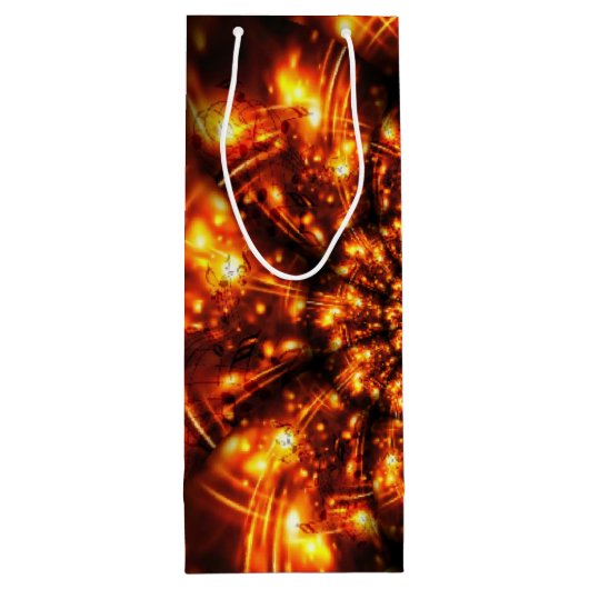 金ゴールドきらめく灯 ワインギフトバッグ (裏面)