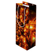 金ゴールドきらめく灯 ワインギフトバッグ (正面アングル)