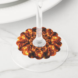 金ゴールドきらめく灯 ワイングラスタグ