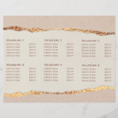 金ゴールドきらめく紙パンフレット (裏面)