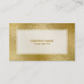 金ゴールドきらめく虹色のテクスチャ背景 名刺 (正面)