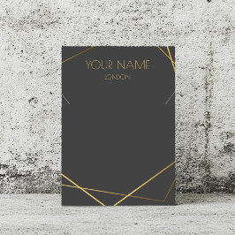 金ゴールドきんつぎ幾何学的ネックレス表示カード