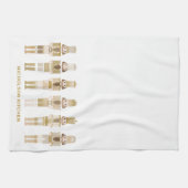 金ゴールドくるみ割り キッチンタオル (横)