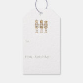 金ゴールドくるみ割り ギフトタグ (裏面)