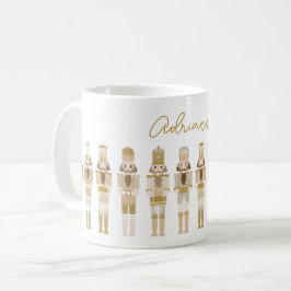 金ゴールドくるみ割り コーヒーマグカップ