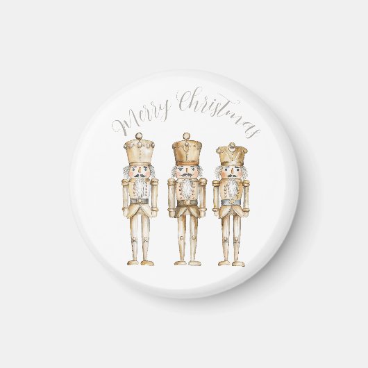 金ゴールドくるみ割り マグネット (正面)