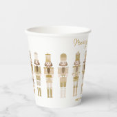 金ゴールドくるみ割り 紙コップ (正面)