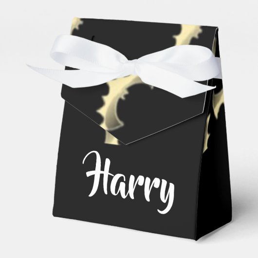 金ゴールドこうもりオン黒 フェイバーボックス (正面サイド)