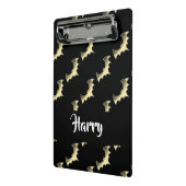 金ゴールドこうもりオン黒 ミニクリップボード (アングル2)