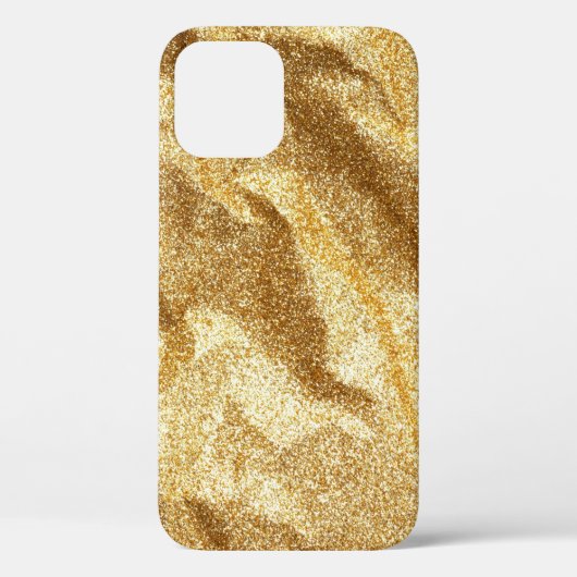 金ゴールドしわ紙テクスチャ抽象芸術背景.go Case-Mate iPhoneケース (裏面)