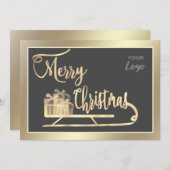 金ゴールドそり書道のロカスタムゴ シーズンカード (正面/裏面)