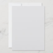 金ゴールドつる植物チュパユダヤ結婚式招待状 招待状 (裏面)