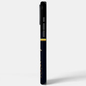 金ゴールドで家庭法擁護を具現化するレディ・ジャスティス Case-Mate iPhoneケース (裏面 / 左)