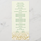 金ゴールドとアイボリーのトゥインクルライト プログラム (裏面)