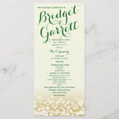 金ゴールドとアイボリーのトゥインクルライト プログラム (正面)