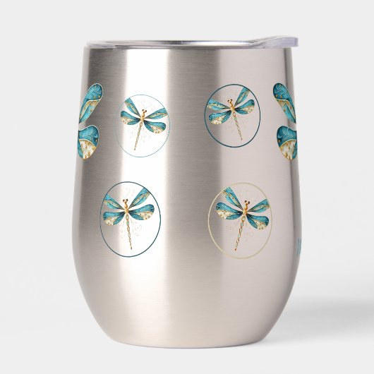 金ゴールドとアクアトンフライコラージュ (左面)